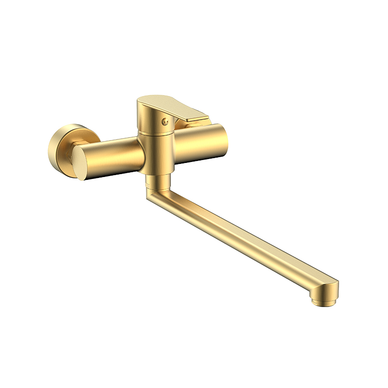 صنبور مطبخ مثبت على الحائط بمقبض واحد