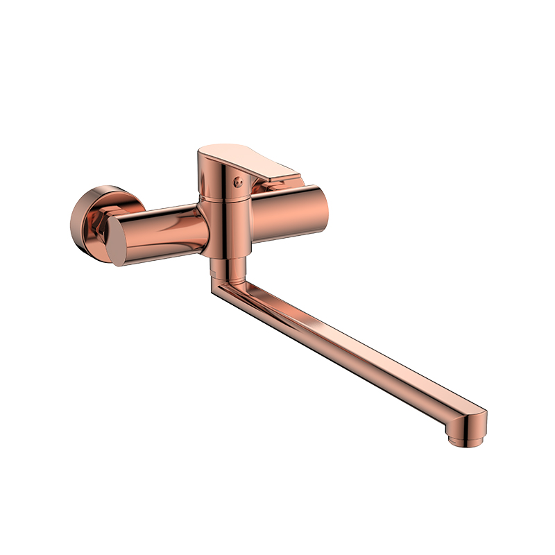 صنبور مطبخ مثبت على الحائط بمقبض واحد