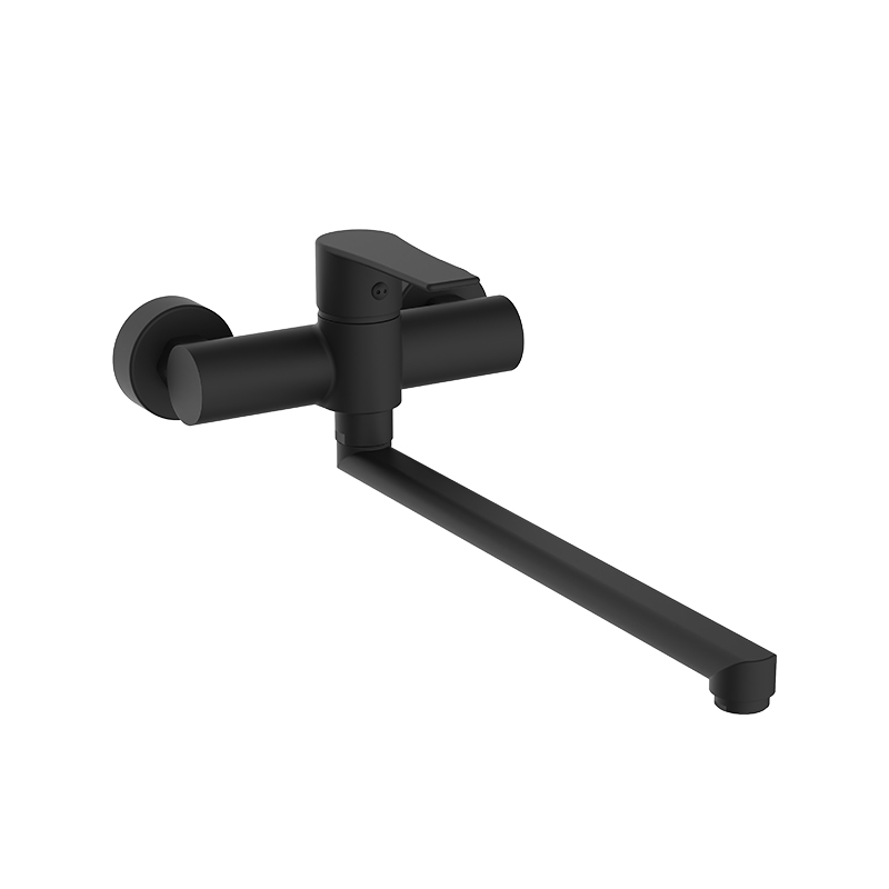 صنبور مطبخ مثبت على الحائط بمقبض واحد