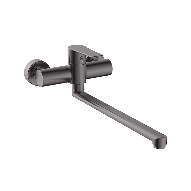 صنبور مطبخ مثبت على الحائط بمقبض واحد