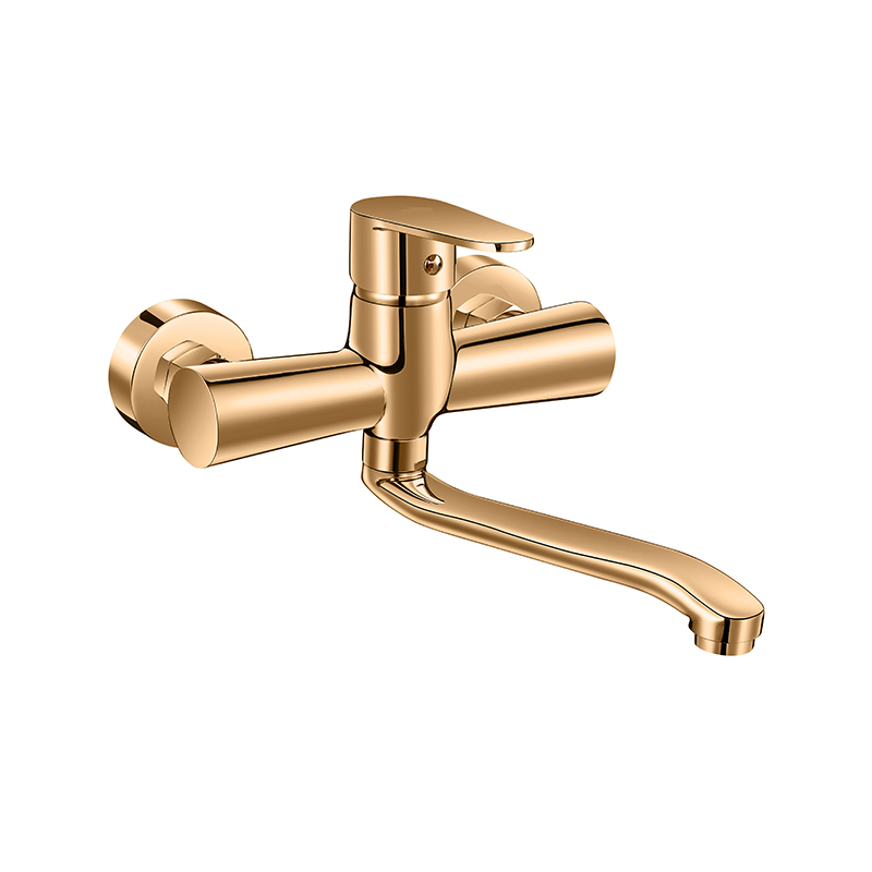 صنبور مطبخ مثبت على الحائط بمقبض واحد