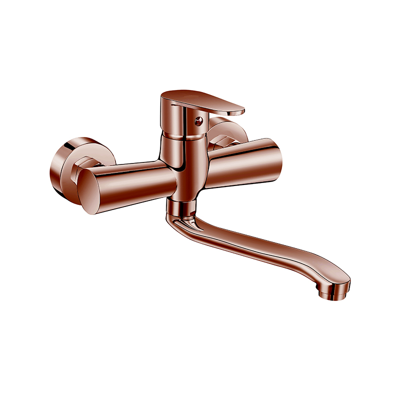 صنبور مطبخ مثبت على الحائط بمقبض واحد