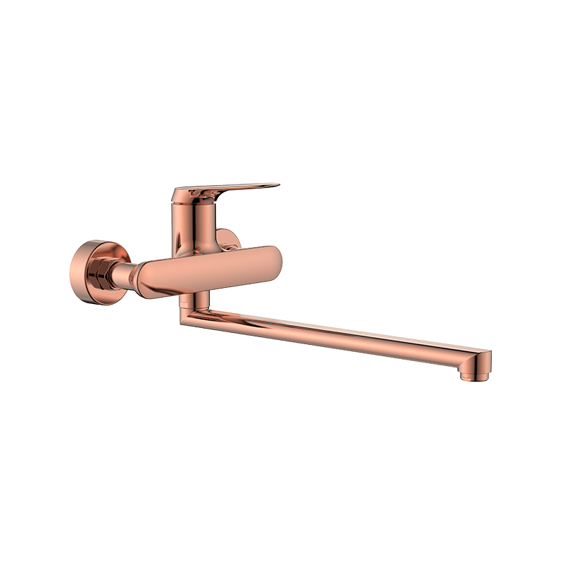 صنبور مطبخ مثبت على الحائط بمقبض واحد