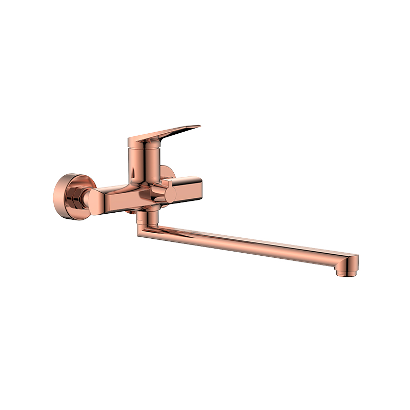 صنبور مطبخ مثبت على الحائط بمقبض واحد