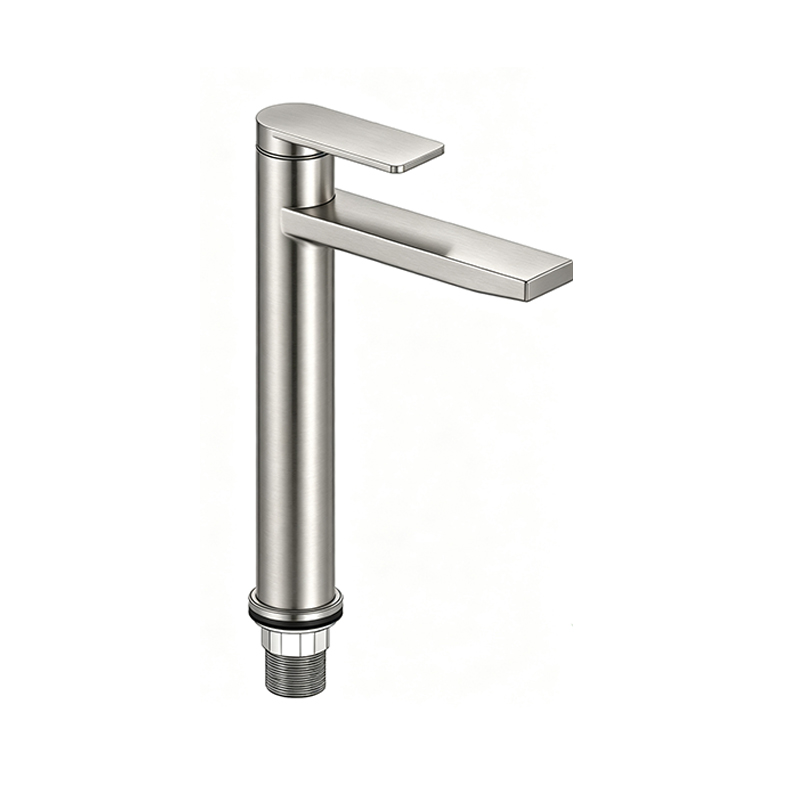 GLUCK35SS Integrated Stainless Steel Basin Faucet