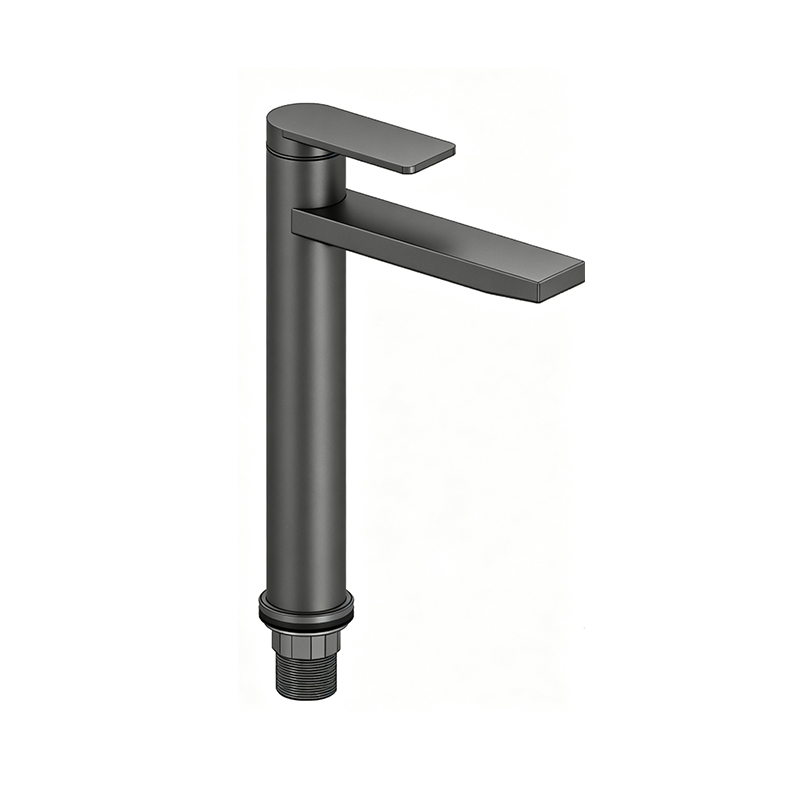 GLUCK35SS Integrated Stainless Steel Basin Faucet